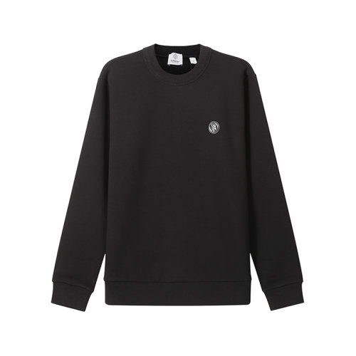 BURBERRY/博柏利【22春夏新款】男士棉质圆领长袖卫衣运动衫专属标识装饰 80417001