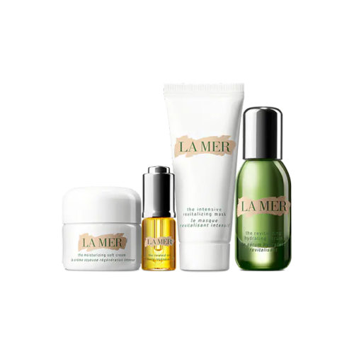 La Mer海蓝之谜 修护4件套套装 密集赋活精华面膜30ml+赋活保湿精华露15ml+焕活精华油5ml+精华乳霜15ml