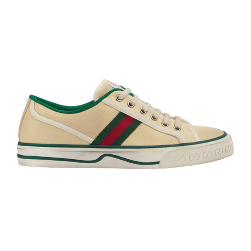 GUCCI/古驰 20早秋新款女士米色 Tennis 1977休闲运动鞋606110GZO309361
