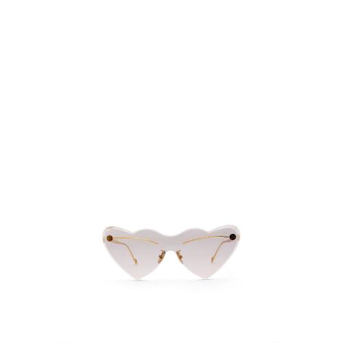  LOEWE罗意威 22年秋冬 女士 太阳眼镜 Heart sunglasses in metal G000270X02-1615