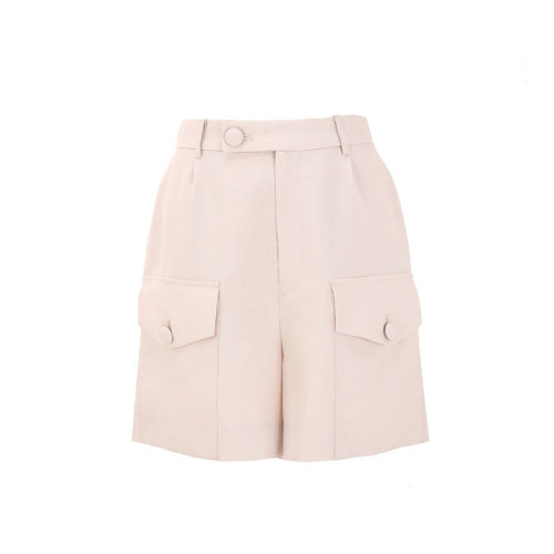 bifu by xingchen/彼伏浅米色工装风休闲短裤女士休闲套装