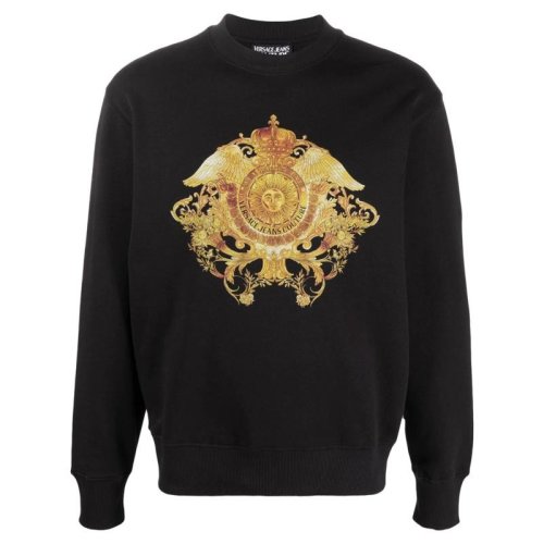  VERSACE JEANS COUTURE 男士印花棉质卫衣 B7GWA741 30453 899 PLFSX