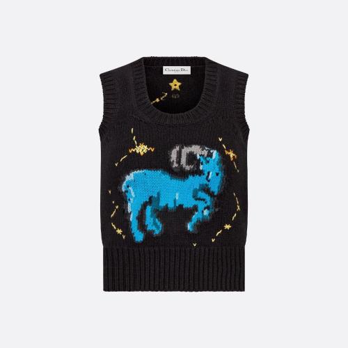  DIOR迪奥 22年秋冬 女士 针织衫 无袖针织衫 244T11CE320_X9729