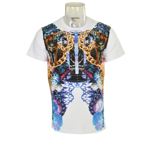  VERSACE JEANS COUTURE 男士印花棉质短袖T恤 B3GPA718 6161 003 PLFSX