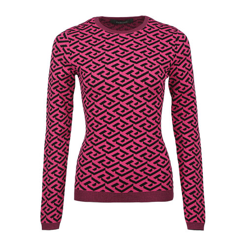 VERSACE/范思哲22秋冬女士套头针织衫10062481A04064