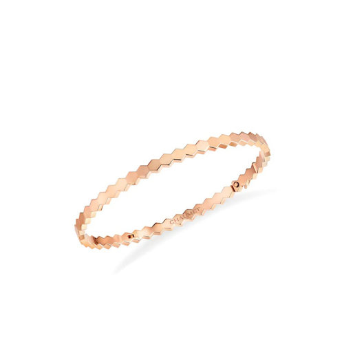 Chaumet/尚美 Bee My Love系列 女士18k金玫瑰金几何图案手链083432