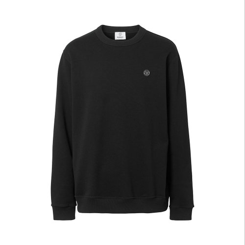 BURBERRY/博柏利 男士黑色棉质长袖上衣卫衣 8041700