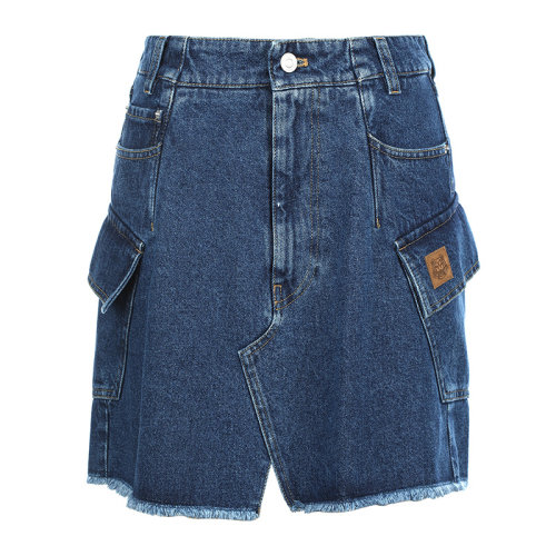 KENZO/高田贤三22春夏女士牛仔短裙FC52DJ263