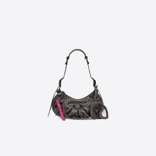  BALENCIAGA巴黎世家 22年秋冬 女士 单肩包 LE CAGOLE小号中古单肩包 6713072VP471000