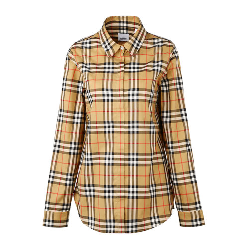 BURBERRY/博柏利 Vintage格纹棉质女士长袖衬衫8014010
