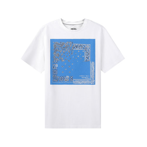 KENZO/高田贤三男士棉质圆领短袖T恤 5TS205 4SB