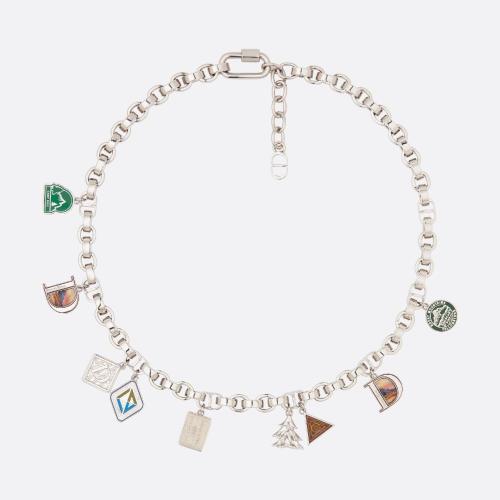  DIOR迪奥 22年春夏 男士 项链 多吊饰项链 N1853HOMMT_D230