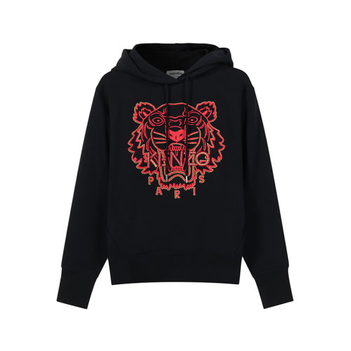 KENZO/高田贤三【22春夏新款】女士棉质连帽卫衣运动衫虎头刺绣 2SW871 CMB
