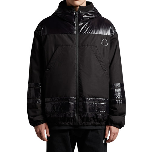 Moncler/蒙克莱 22年秋冬新款 Maya 70系列FRGMT藤原浩合作款 男士星钻黑色哑光科技棉质面料Sammy短款羽绒夹克H209U1A00015M2368999