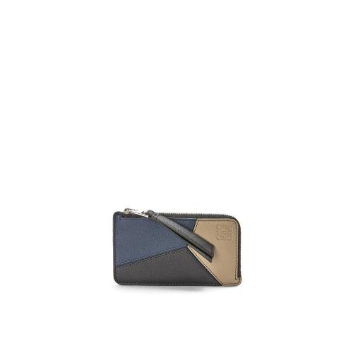  LOEWE罗意威 22年秋冬 男士 卡包 Puzzle coin cardholder in classic calfskin C510R50X01-44