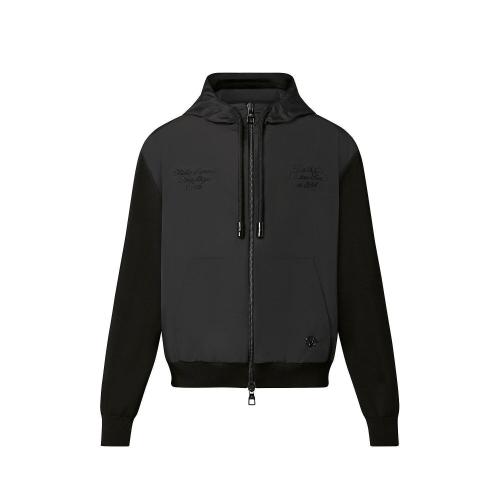  LV路易威登 22年秋冬 男士 卫衣 混合面料拉链连帽衫 1AA4TY 1AA4TW 1AA4TZ 1AA4TX 1AA4U0 1AA