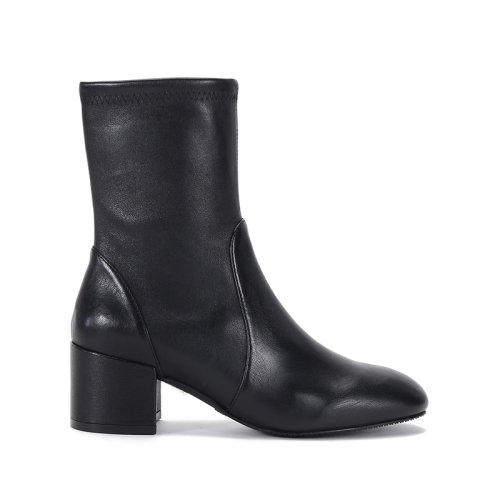 Stuart Weitzman/斯图尔特韦茨曼 女士皮革粗跟靴子短靴 ODETTA 50