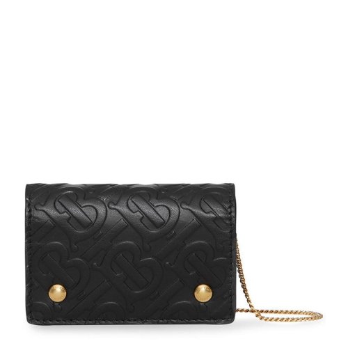  BURBERRY/博柏利 女士黑色小牛皮斜挎包 8011333 PLSX