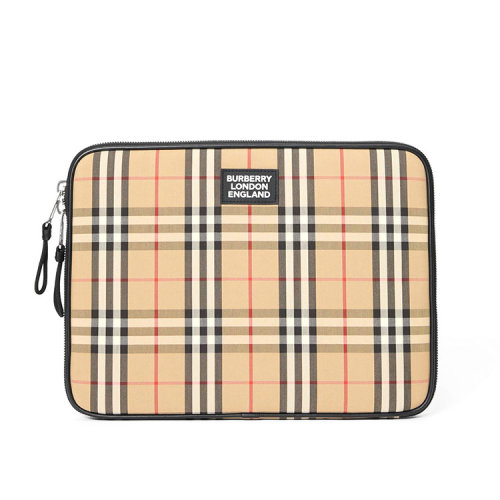 BURBERRY/博柏利 巴宝莉 男士 男包 格纹时尚手拿包电脑包 80211901