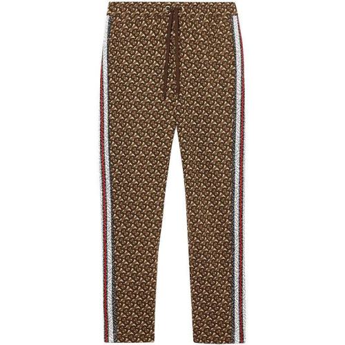  BURBERRY/博柏利 男士专属标识条纹印花棉质质运动裤 80182421