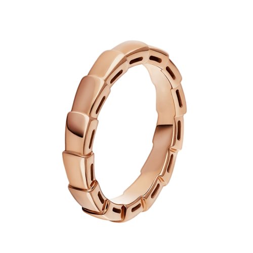 BVLGARI/宝格丽 Serpenti经典款 18K金玫瑰金 蛇形戒指  349645