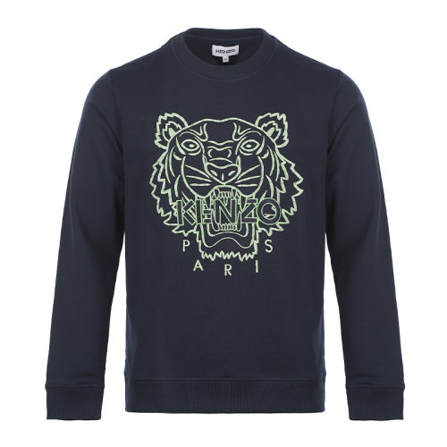 KENZO/高田贤三22春夏刺绣大虎头棉质宽松男士套头卫衣男卫衣 FC55SW128