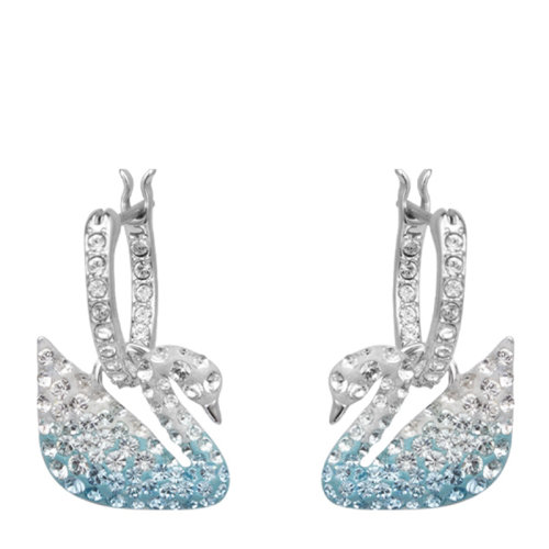 Swarovski/施华洛世奇 女士镀白金色仿水晶石耳环耳坠耳钉耳饰 5512577