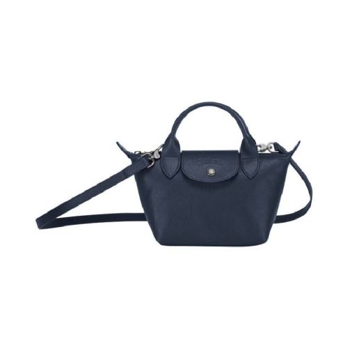  Longchamp/珑骧 女士蓝色皮革手提包 1500757-556 PLSX