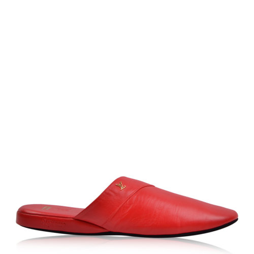 英码8 Louis Vuitton/路易威登 supreme联名款 牛皮半包室内拖鞋 1A7TN1