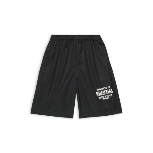  BALENCIAGA巴黎世家 22年秋冬 男士 短裤 PROPERTY BAGGY SHORTS 704718TKP241000