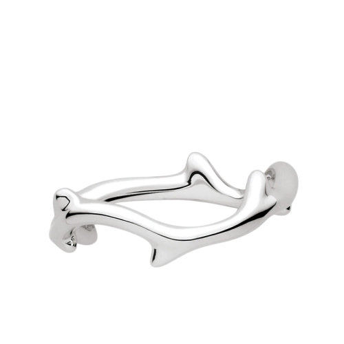 DIOR/迪奥 22春夏新款BOIS DE ROSE系列 18k金白金戒指JBDR95002_0000