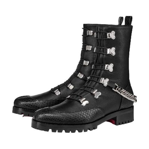 CL红底鞋 22年秋冬 女士 短靴 Horse Guarda 3200582BK65