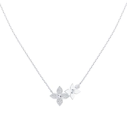  LV路易威登 22年春夏 女士 项链 Star Blossom 1*w*8K 金钻石项链 Q93797 预定商品2-6周发货