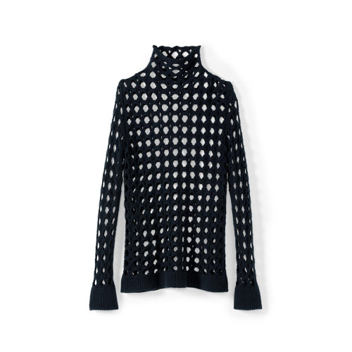 St. John/盛蔷蕾丝针织高领毛衣女士针织衫/毛衣K521031