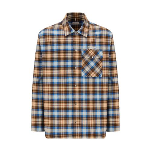  MONCLER蒙可蒙克莱 22年秋冬 男士 长袖衬衫 Flannel Shirt H20912F00003M2359F73