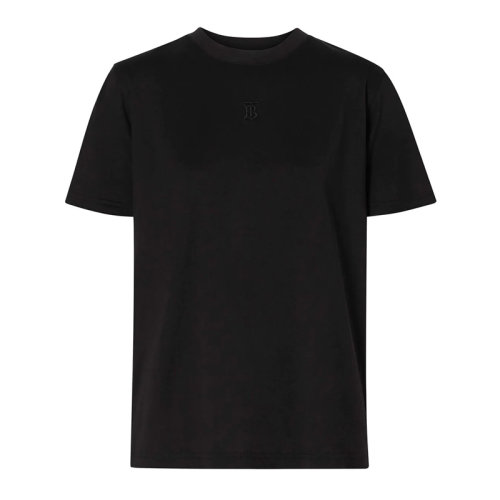 BURBERRY/博柏利女装 服饰 时尚休闲 棉质圆领TB刺绣logo标识半袖 女士短袖T恤 8015186