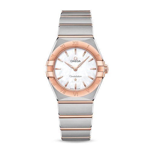 OMEGA/欧米茄 星座系列 精钢 18K金 石英机芯 女士腕表 131.20.28.60.05.001