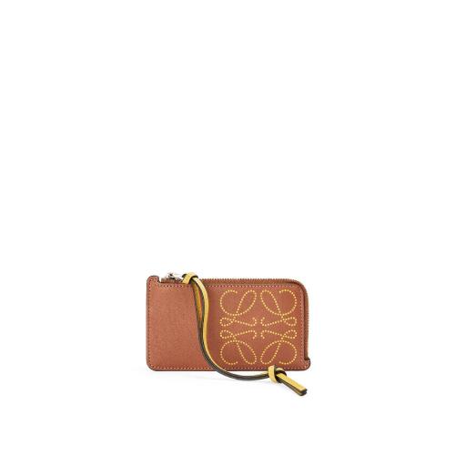  LOEWE罗意威 22年秋冬 女士 卡包 Brand coin cardholder in classic calfskin C500R50X01-765