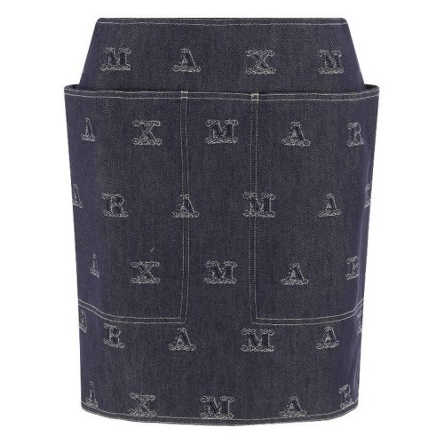  MaxMara/麦丝玛拉 女士蓝色时尚休闲半身裙 ZARELIA 001 PLFSX