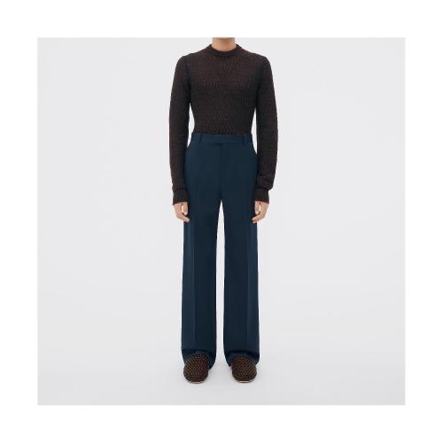  BV葆蝶家 22年秋冬 男士 休闲裤 pantalon droit habille en grain de poudre 716950VKIS04140