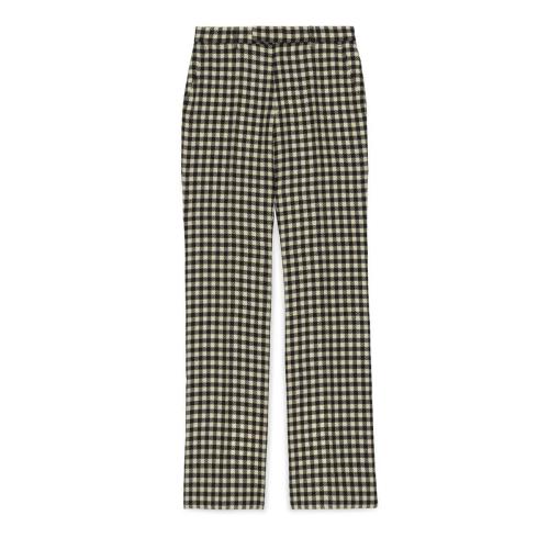  GUCCI古驰 22年秋冬 男士 方格纹羊毛长裤 685938 ZAJK1 9024