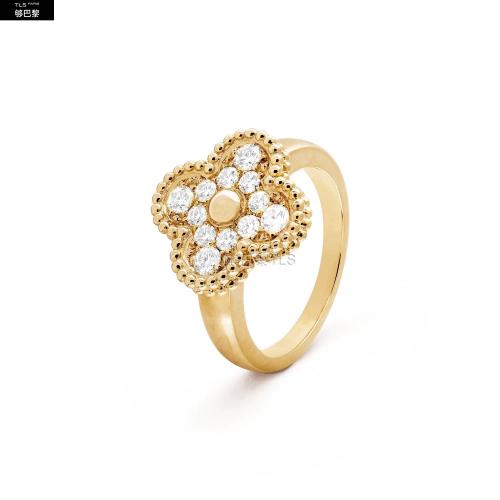  VCA梵克雅宝 22年秋冬 女士 戒指 Vintage Alhambra戒指 VCARO26M00 预定商品2-8周发货