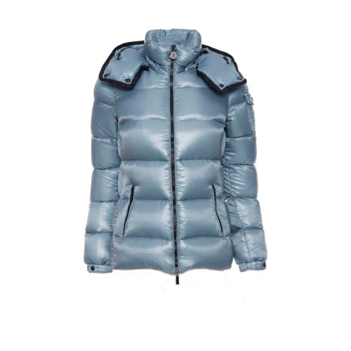 Moncler/蒙克莱  冬季蓝色连帽轻薄通勤女士羽绒服