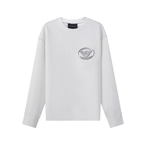 Emporio Armani/安普里奥阿玛尼 【22秋冬新款】 男士棉质圆领长袖卫衣运动衫鹰标刺绣 6L1M82 1JHSZ