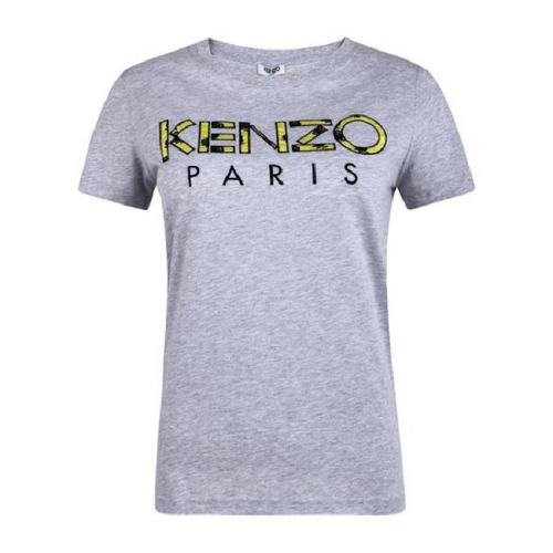  KENZO/高田贤三 女士灰色棉质短袖T恤 F952TS72199093 PLFSX