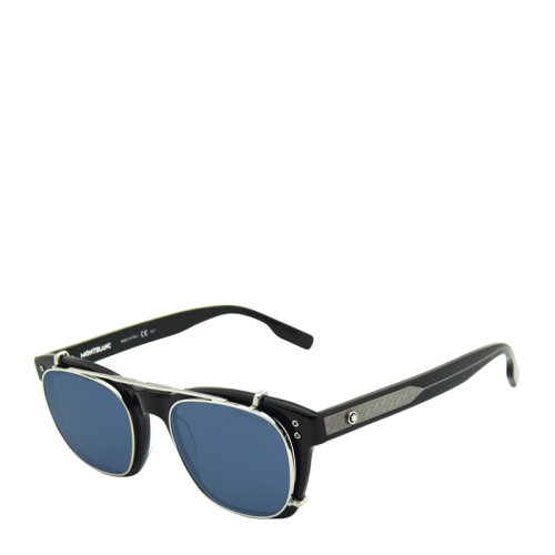 MontBlanc/万宝龙 精致 板材 方圆框 男女款 防紫外线 太阳镜  方框 墨镜 眼镜 MBMB0122S 51mm