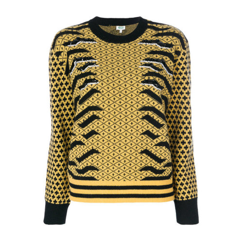 KENZO/高田贤三  凯卓女装 女士羊毛时尚百搭套头圆领秋冬针织衫/毛衣 F762TO555830.41