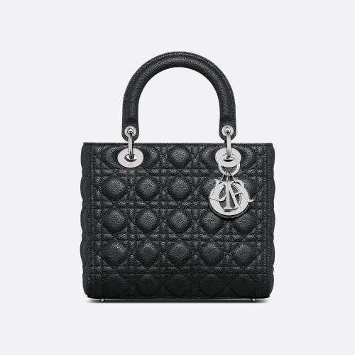  DIOR迪奥 22年秋冬 女士 手提包 中号 Lady Dior 手袋 M0565PWRT_M900