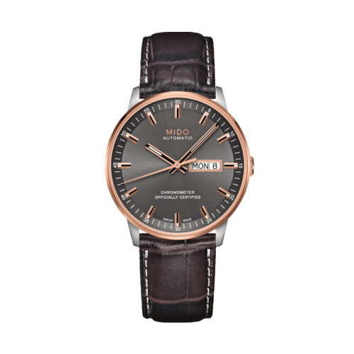 mido/美度 指挥官系列天文台认证皮带机械男士腕表40.00毫米 M021.431.26.061.00