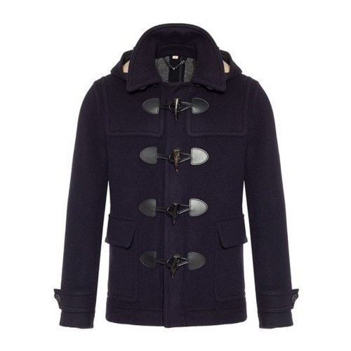  BURBERRY/博柏利 男士深蓝色羊毛大衣 8008649 PLFSX